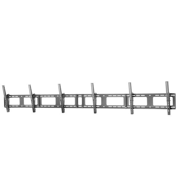 StarTech.com Wandhalterung – neigbar – 40–50" – VESA 200×100–600×400 – bis 150 kg, für 3 Displays – schwarz