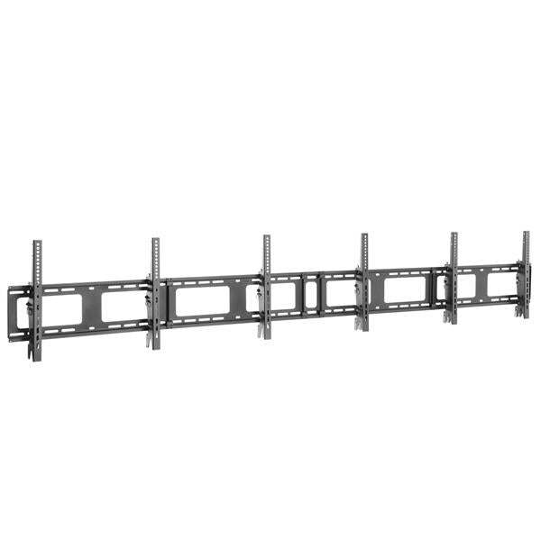 StarTech.com Wandhalterung – neigbar – 40–50" – VESA 200×100–600×400 – bis 150 kg, für 3 Displays – schwarz