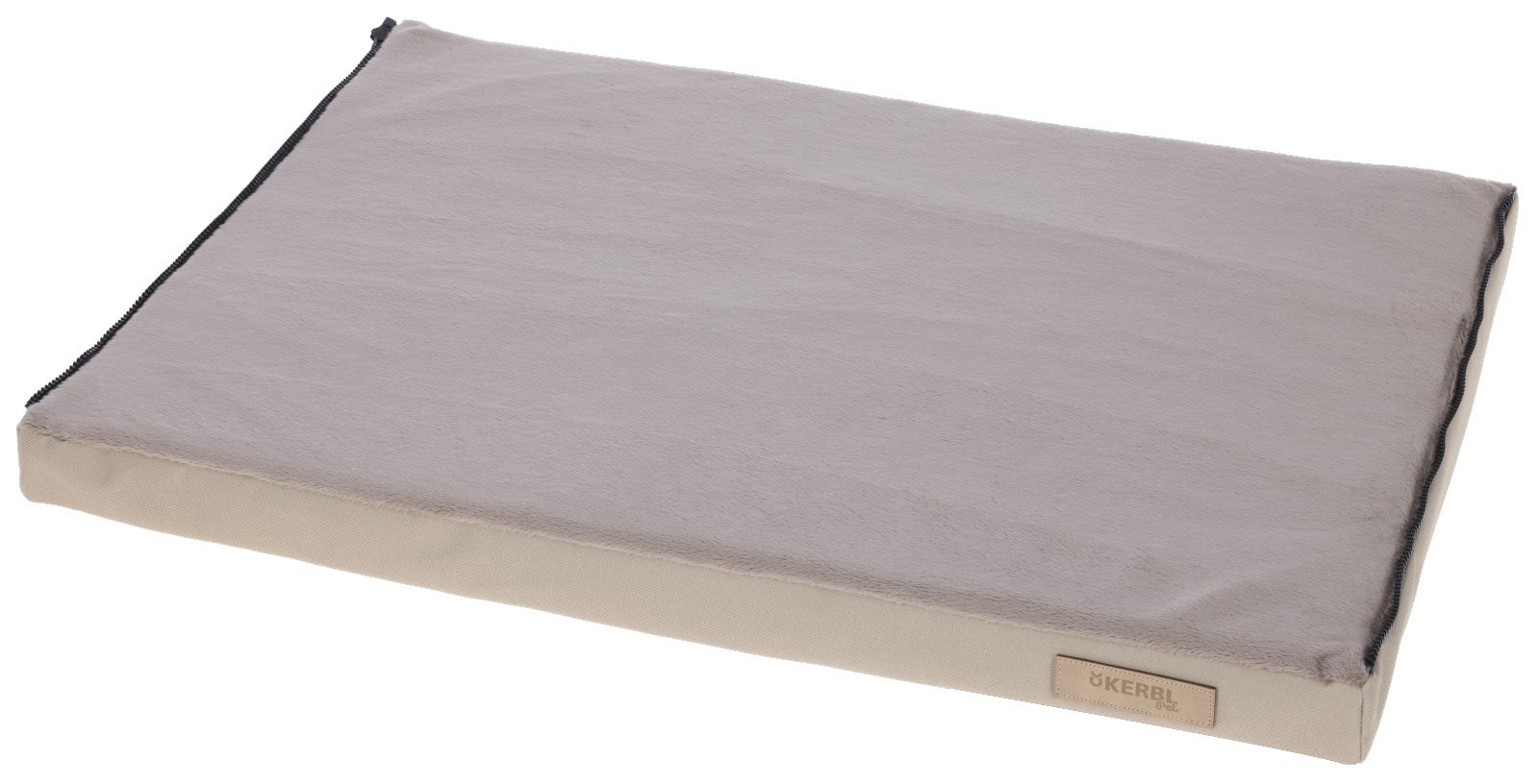 Kerbl Bett – 120 × 72 cm, Beige/Braun, Baumwollvlies/Polyester