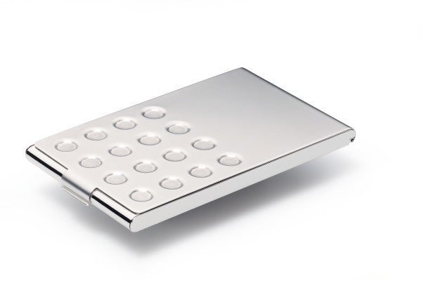 Durable Visitenkartenetui – Stahl, Silber, 20 Karten