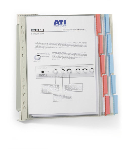 Durable FUNCTION Sichttafelsystem Wandelement für A4, Kunststoff (PVC) – 10 Sichttafeln