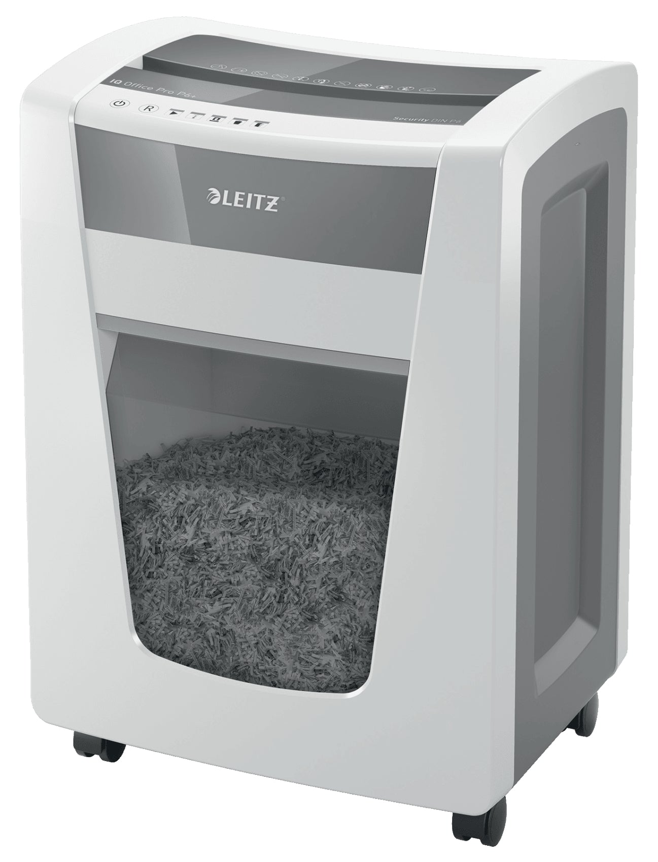 Leitz IQ Office Pro – Aktenvernichter, DIN P-6, Super-Mikroschnitt 2 × 5 mm, 5 Blatt, 30 l, A4