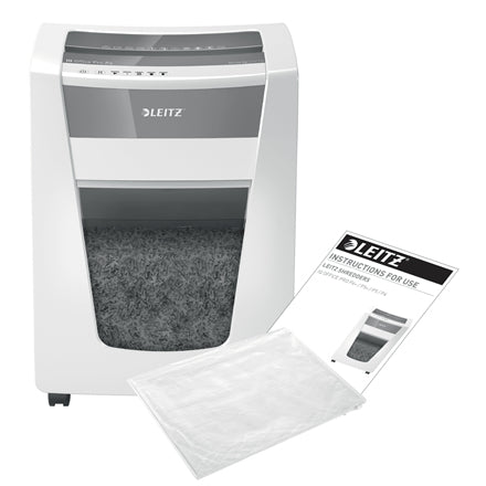 Leitz IQ Office Pro – Aktenvernichter, DIN P-4, Partikelschnitt 4 × 40 mm, 20 Blatt, 30 l