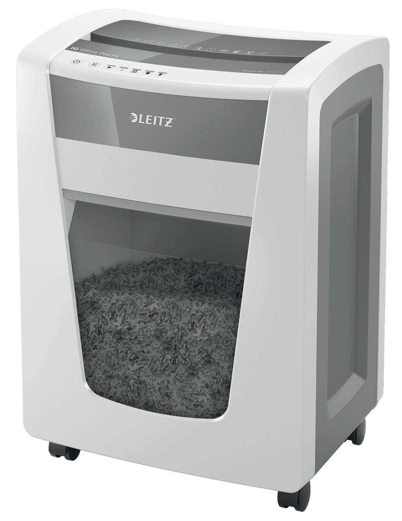 Leitz IQ Office Pro – Aktenvernichter, DIN P-4, Partikelschnitt 4 × 40 mm, 20 Blatt, 30 l