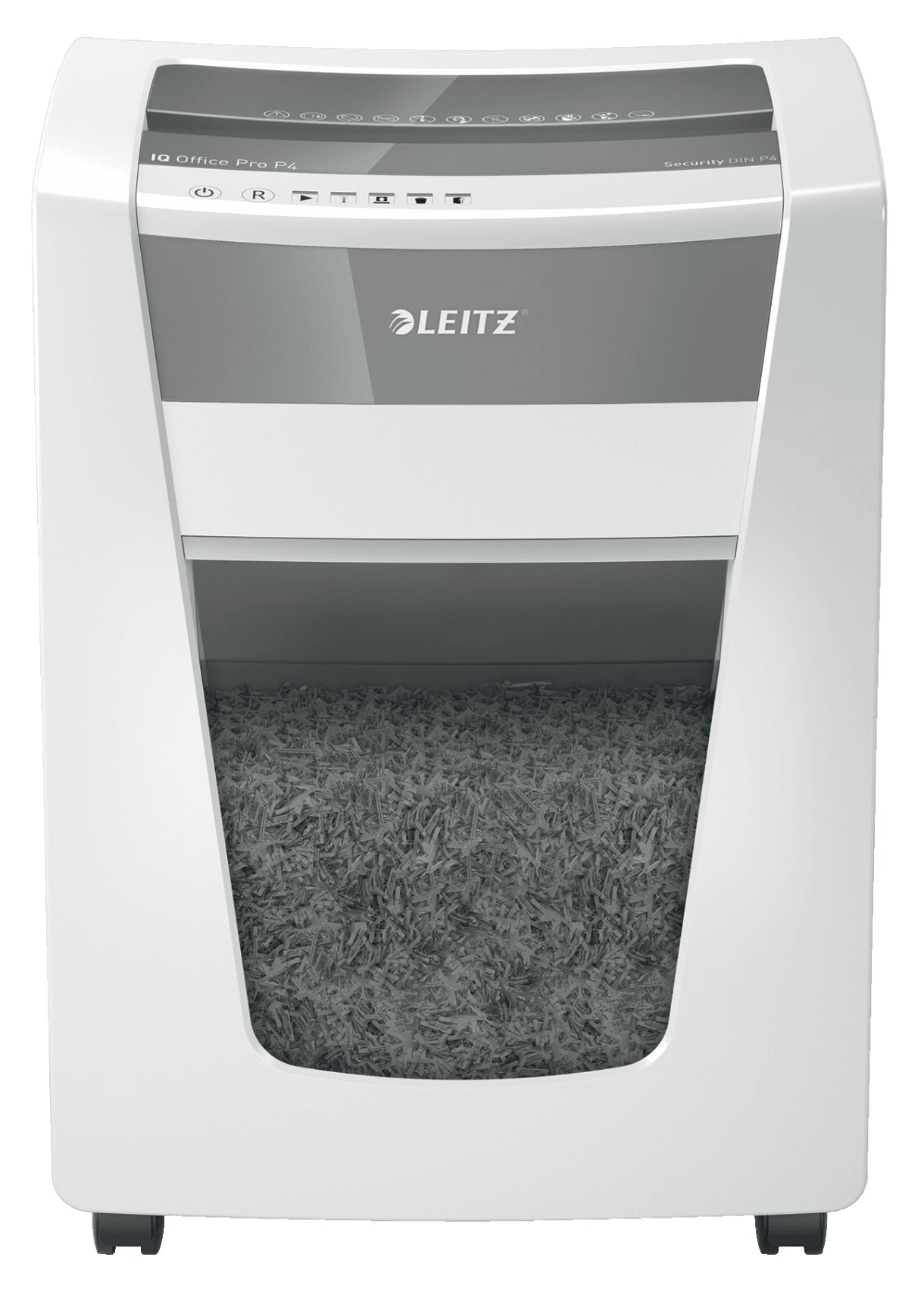 Leitz IQ Office Pro – Aktenvernichter, DIN P-4, Partikelschnitt 4 × 40 mm, 20 Blatt, 30 l