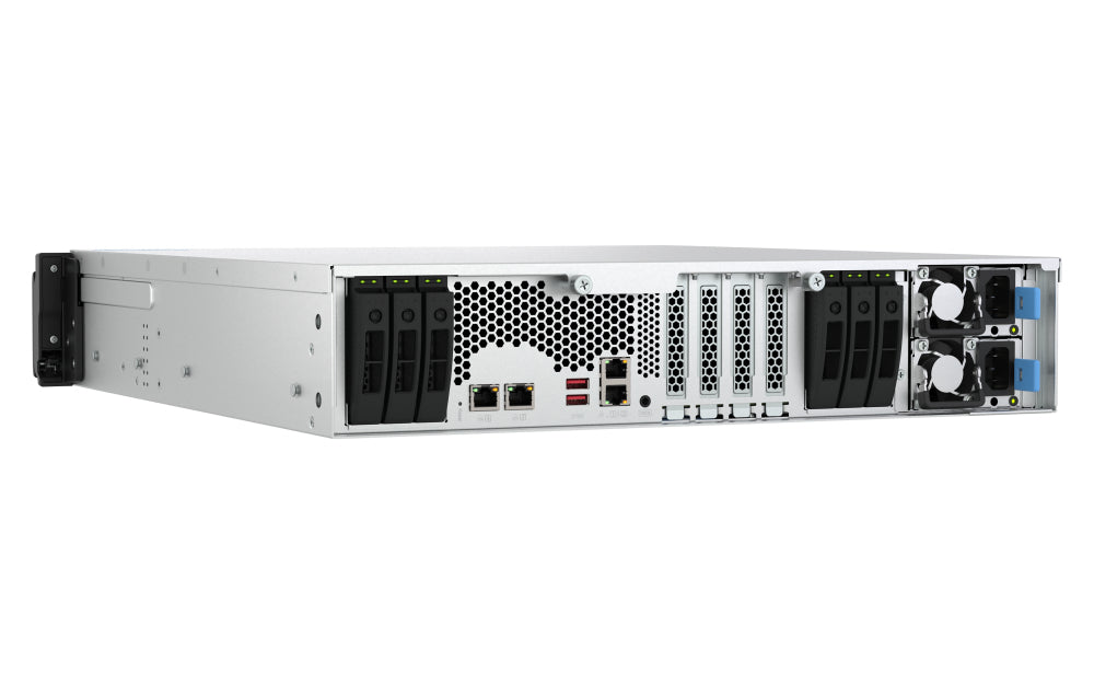 QNAP TS-h3077AFU-R7-64G NAS – 64 GB RAM, 30 Einschübe, 3U
