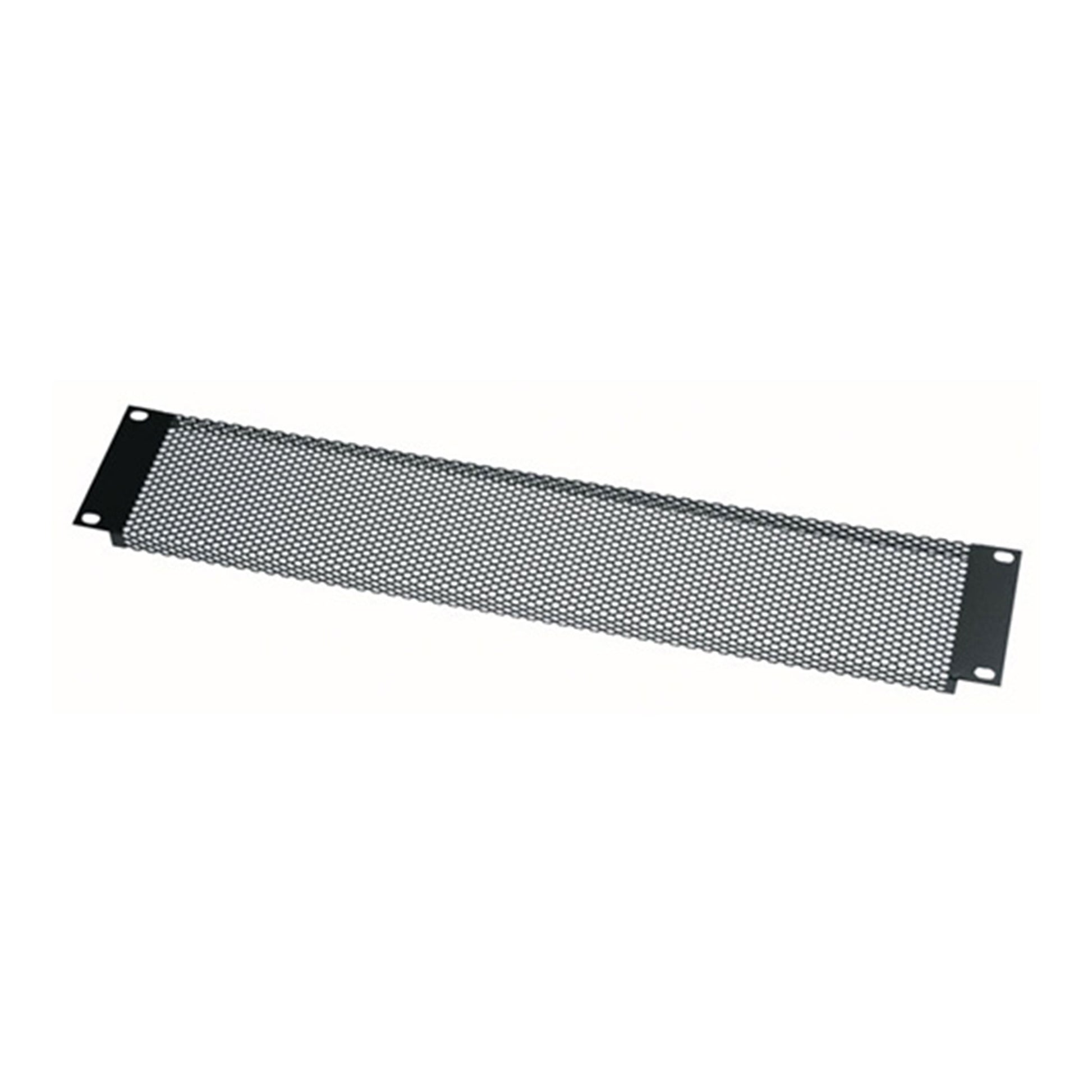 Middle Atlantic VT2-CP12 – Belüftete Blindplatte 2U, 19", Stahl, Schwarz, 12er-Pack