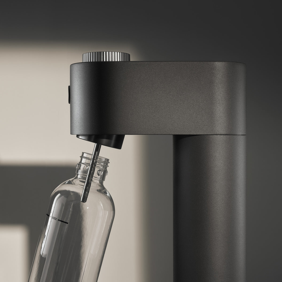 WMF Wassersprudler Element One – Edelstahl, Kunststoff, Grau