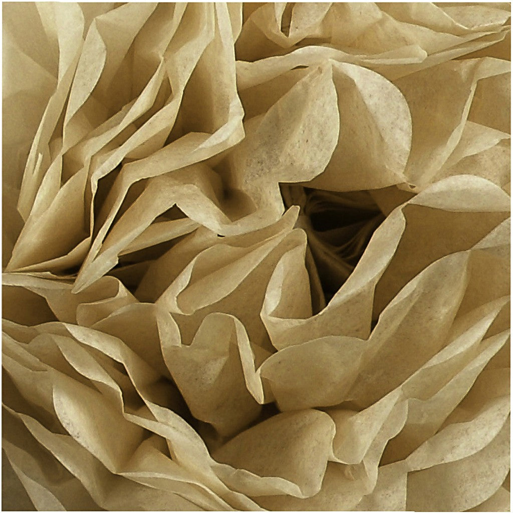 Creativ Company Dekorativer Pom-Pom – Gold – Ø 30 cm – Papier – 3 Stk