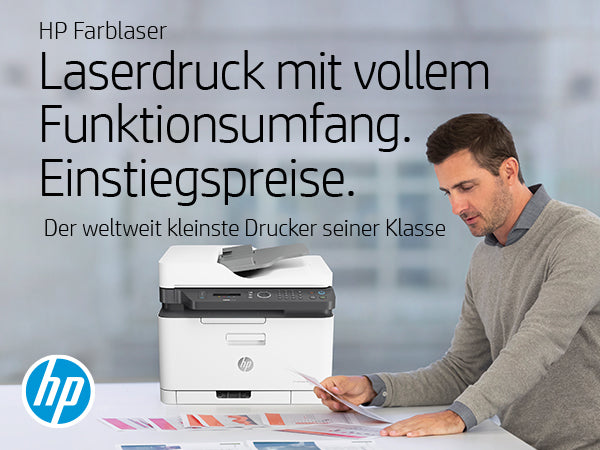 HP Color Laser MFP 179fnw – Farblaser-Multifunktionsdrucker, A4, 3-in-1, Duplex, WLAN/LAN, AirPrint, Mopria