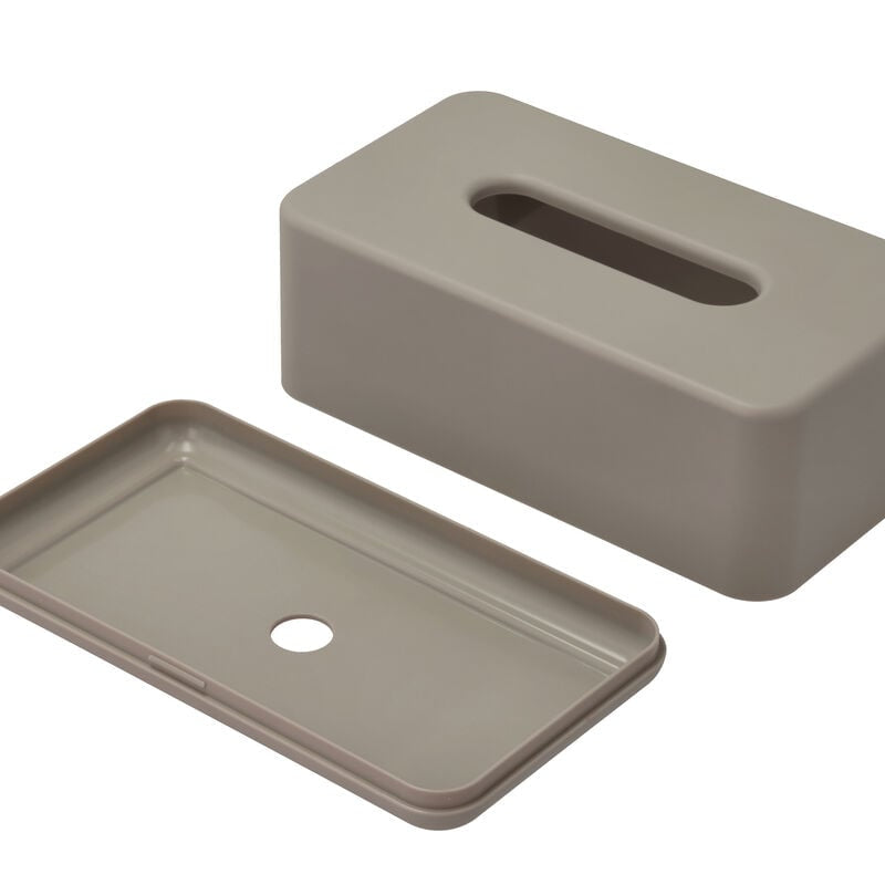 Zone Denmark Kosmetiktuchbox Ume – freistehend, ABS, 14×25,6×10,7 cm, Taupe