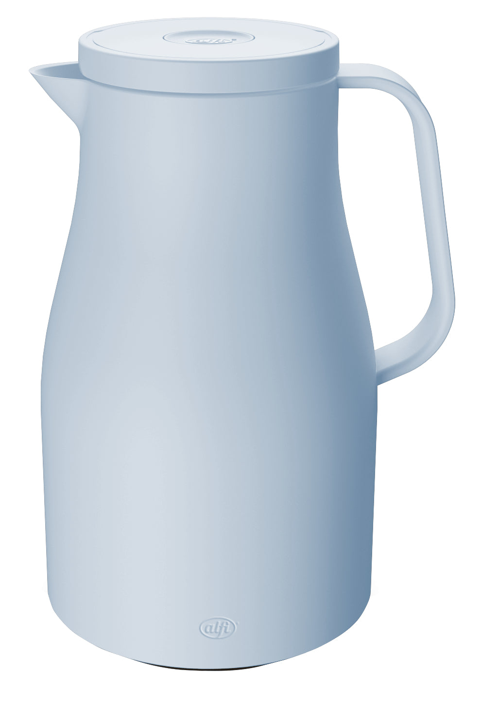 Alfi Thermoskanne Neo – 1 l, Metall, Hellblau, mit Deckel, vakuumisoliert