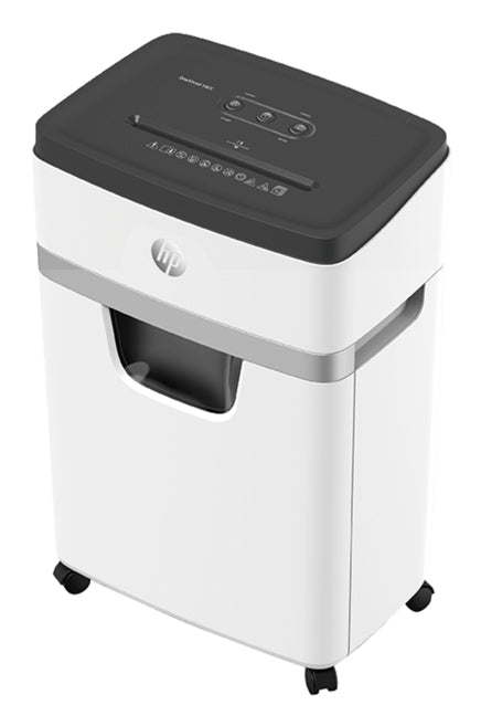 HP OneShred 18CC – Aktenvernichter, DIN P-4, Partikelschnitt 4 × 35 mm, 18 Blatt, 25 l