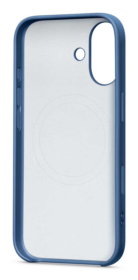 Apple Backcover – für Apple iPhone 17, MagSafe, mit Ständer, Mikrofaser+PC, Bedrock Blue