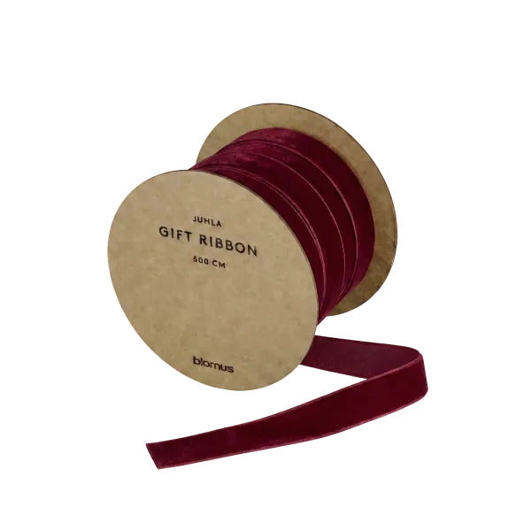 Blomus Geschenkband, Matt, Rot, 50 mm × 5 m, 1 Stk.
