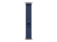 Apple Trail Loop – Titan, Blau, S/M, für Apple Watch
