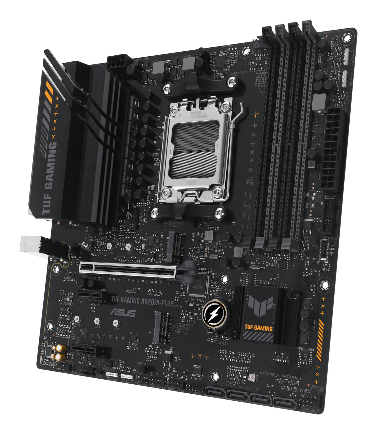 ASUS TUF GAMING A620M-PLUS – Mainboard – AM5, AMD A620, mATX, DDR5