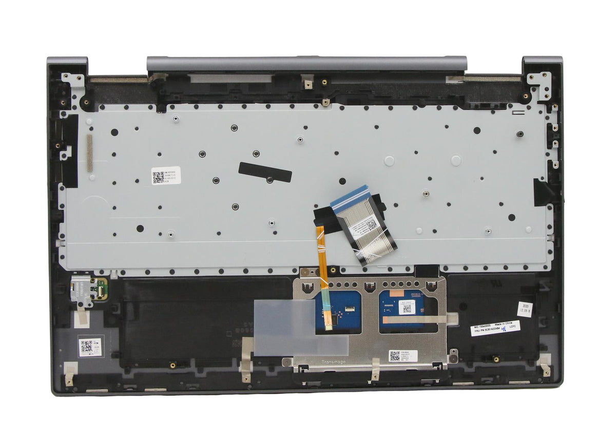 Lenovo Tastatur-Case für Lenovo Yoga 7 15ITL5 – Hintergrundbeleuchtung, numerisches Keypad – Grau