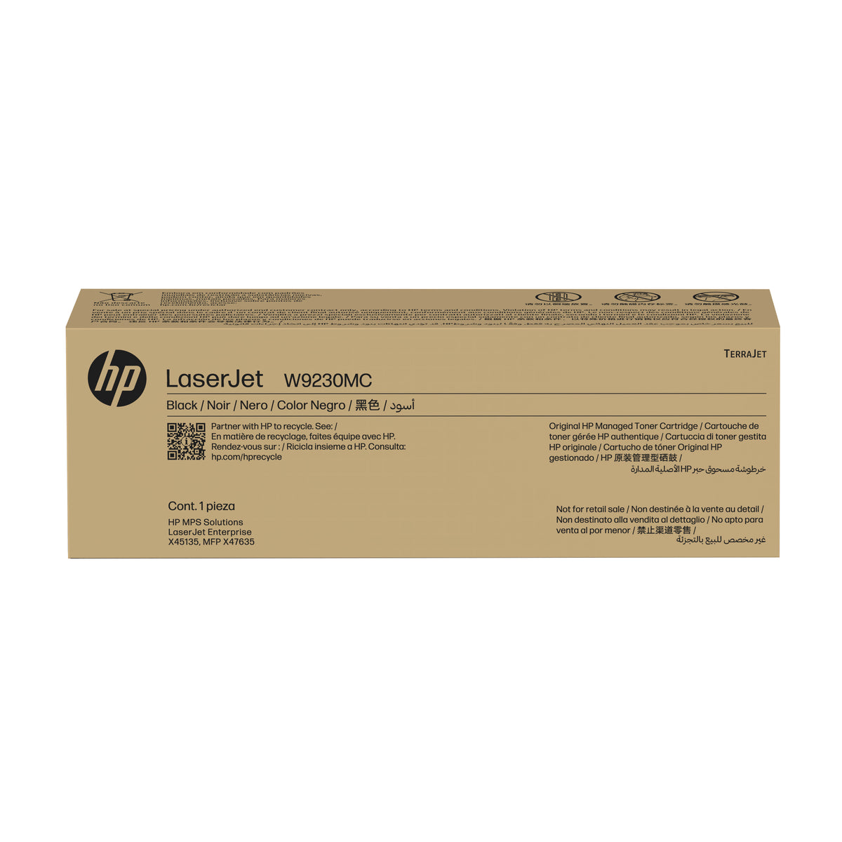 HP W9230MC Schwarz Toner – Original Managed – 10'000 Seiten
