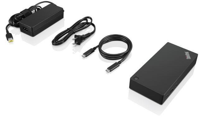Lenovo USB-C Gen2 Dockingstation – USB-C, 2× DP, 1× HDMI, 5× USB-A, 2× USB-C, 90 W PD, GbE, für T490/T590/X280