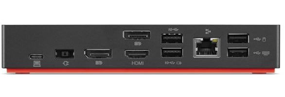 Lenovo USB-C Gen2 Dockingstation – USB-C, 2× DP, 1× HDMI, 5× USB-A, 2× USB-C, 90 W PD, GbE, für T490/T590/X280