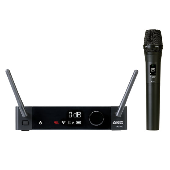 AKG DMS300 Vocal Set P5 Bühnenmikrofon – XLR/6,35 mm Klinke, Kabellos (2,4 GHz), Niere, 70–20'000 Hz