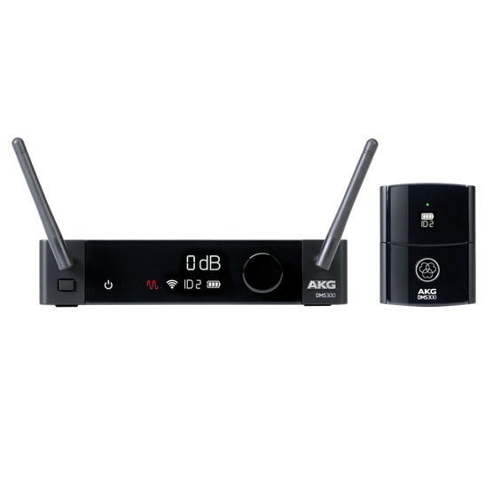 AKG DMS300 Instrumental Set Funksystem – 6,3 mm Klinke, XLR, Kabellos (2,4 GHz), 20–20'000 Hz