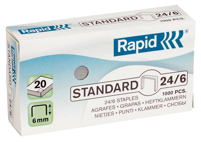 Rapid Heftklammern 24/6 – 1000 Stk.