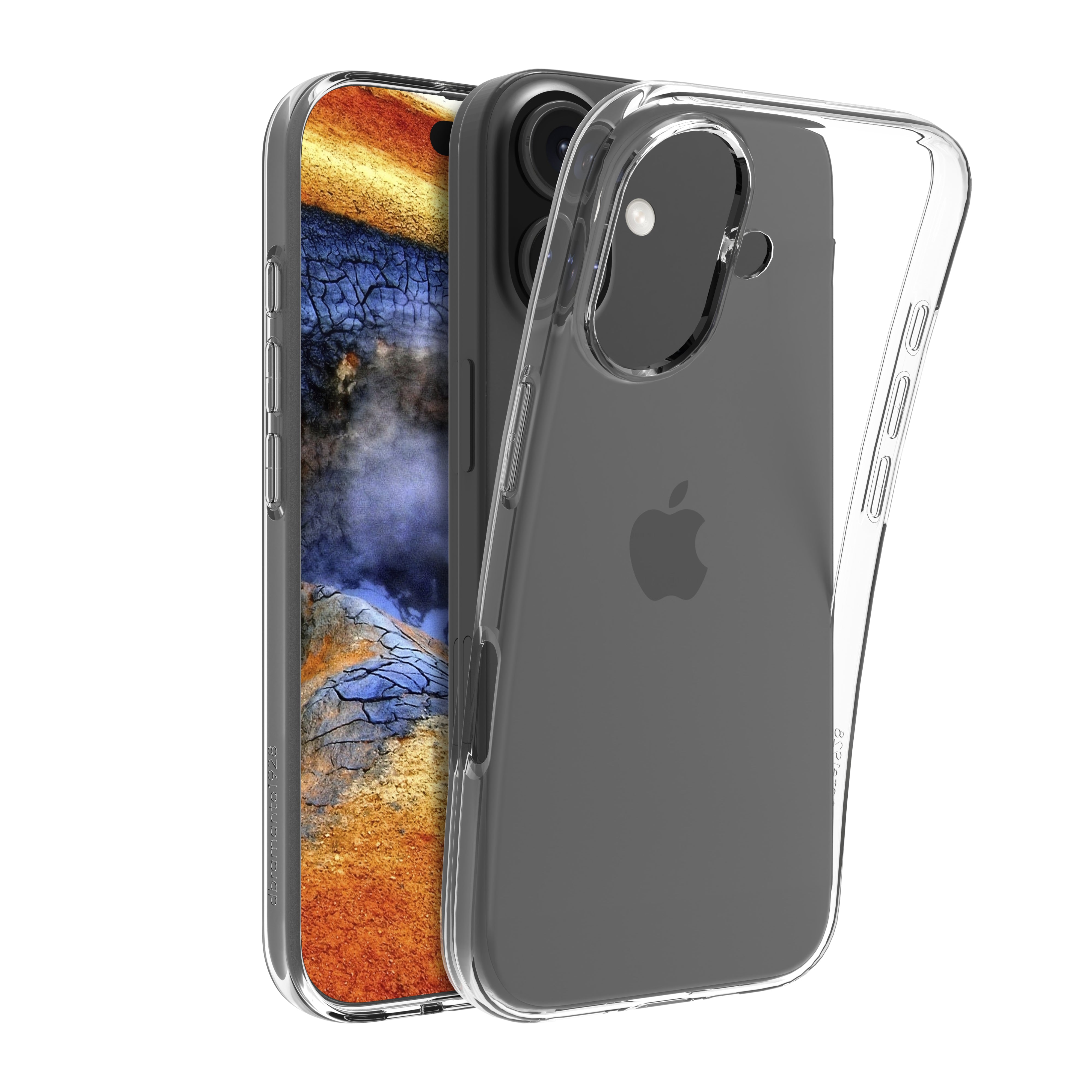 dbramante1928 Backcover – für Apple iPhone 17, Kunststoff, Transparent, bis 1,2 m sturzsicher