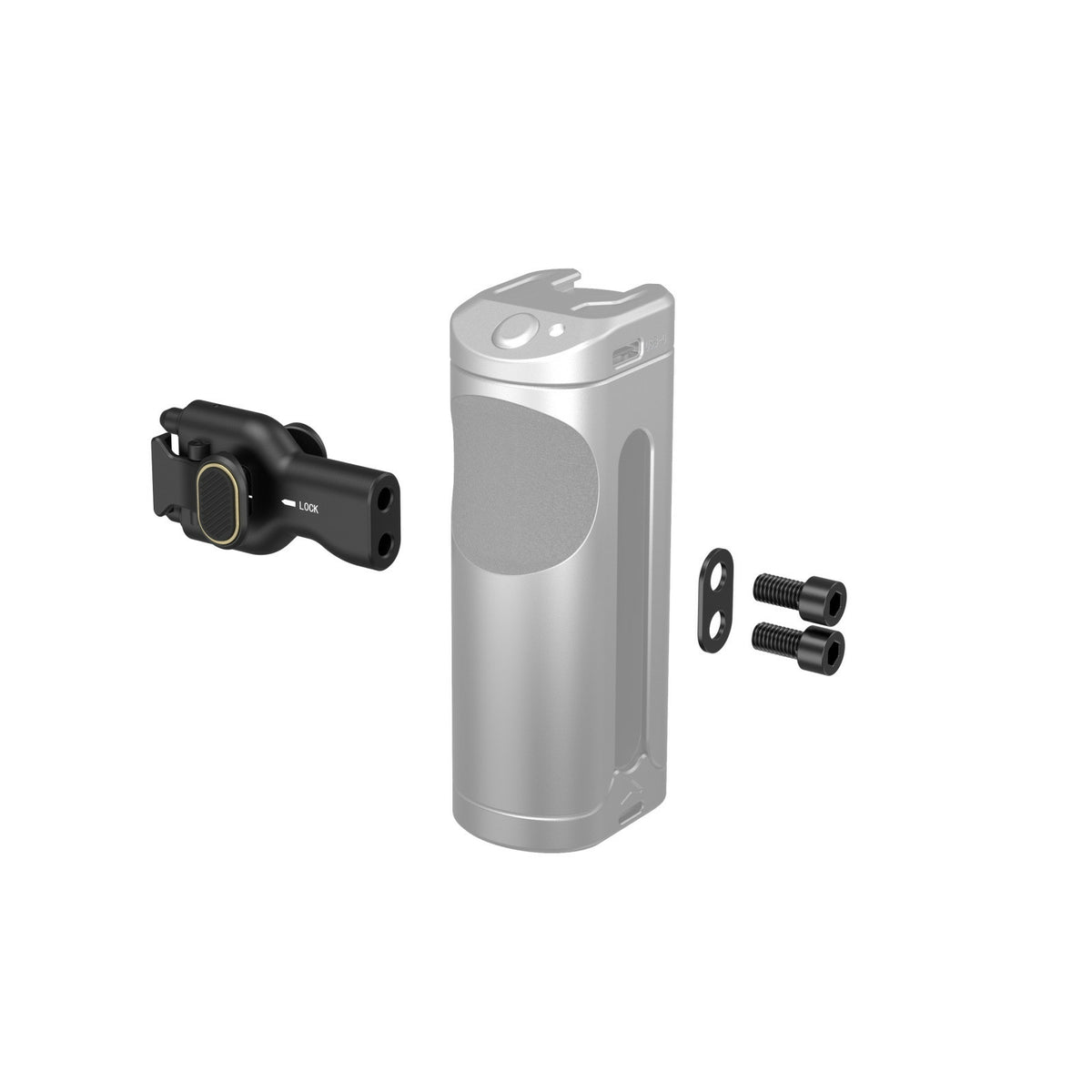 SmallRig 4404 Adapter – Aluminium, 53,2 × 28 × 27,8 mm – für viele Kameras – Schwarz/Gold