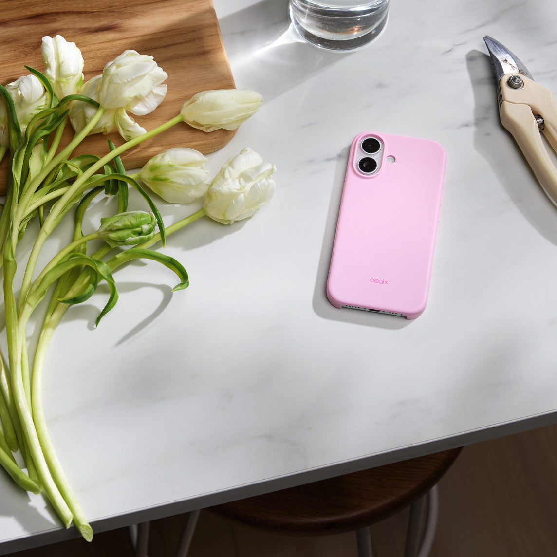 Apple Backcover – für Apple iPhone 17, MagSafe, Mikrofaser+PC, Pebble Pink