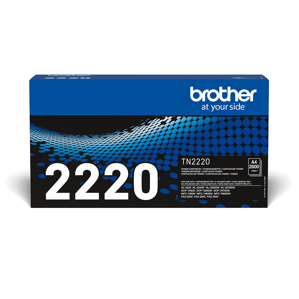 Brother Toner TN-2220 – schwarz, 2600 Seiten – für Brother HL-2240/HL-2240D/HL-2250DN und andere