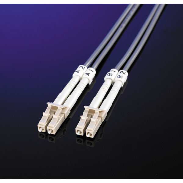 ROLINE LWL-Patchkabel – LC–LC, Multi-Mode (50/125µm OM3), 20 m