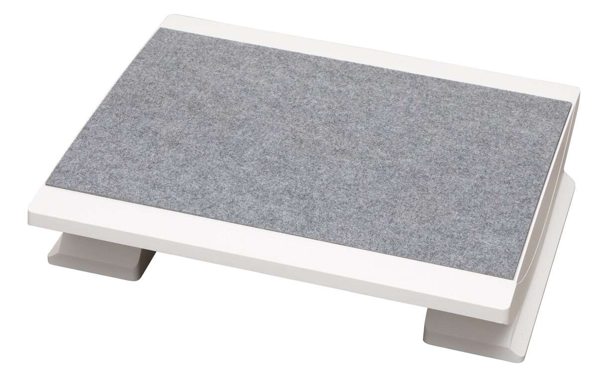 Maul Fussstütze Maulpro – 45×39 cm, höhenverstellbar, weiss