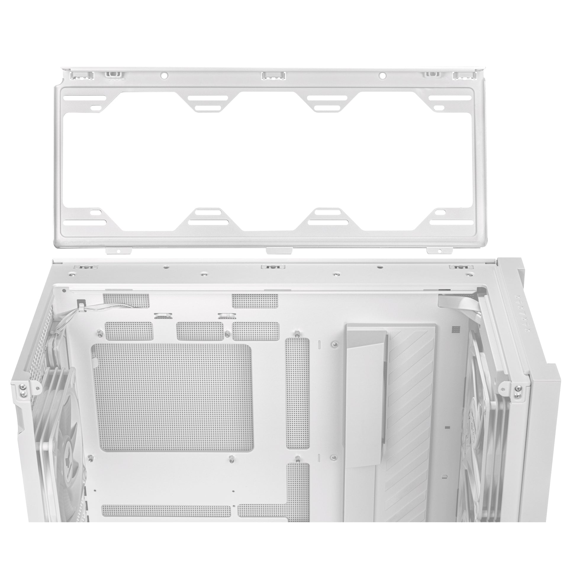 ASUS TUF Gaming GT302 ARGB – PC-Gehäuse – Weiss, EATX/ATX/mATX/Mini-ITX, 3×140 mm Front, Seitenfenster