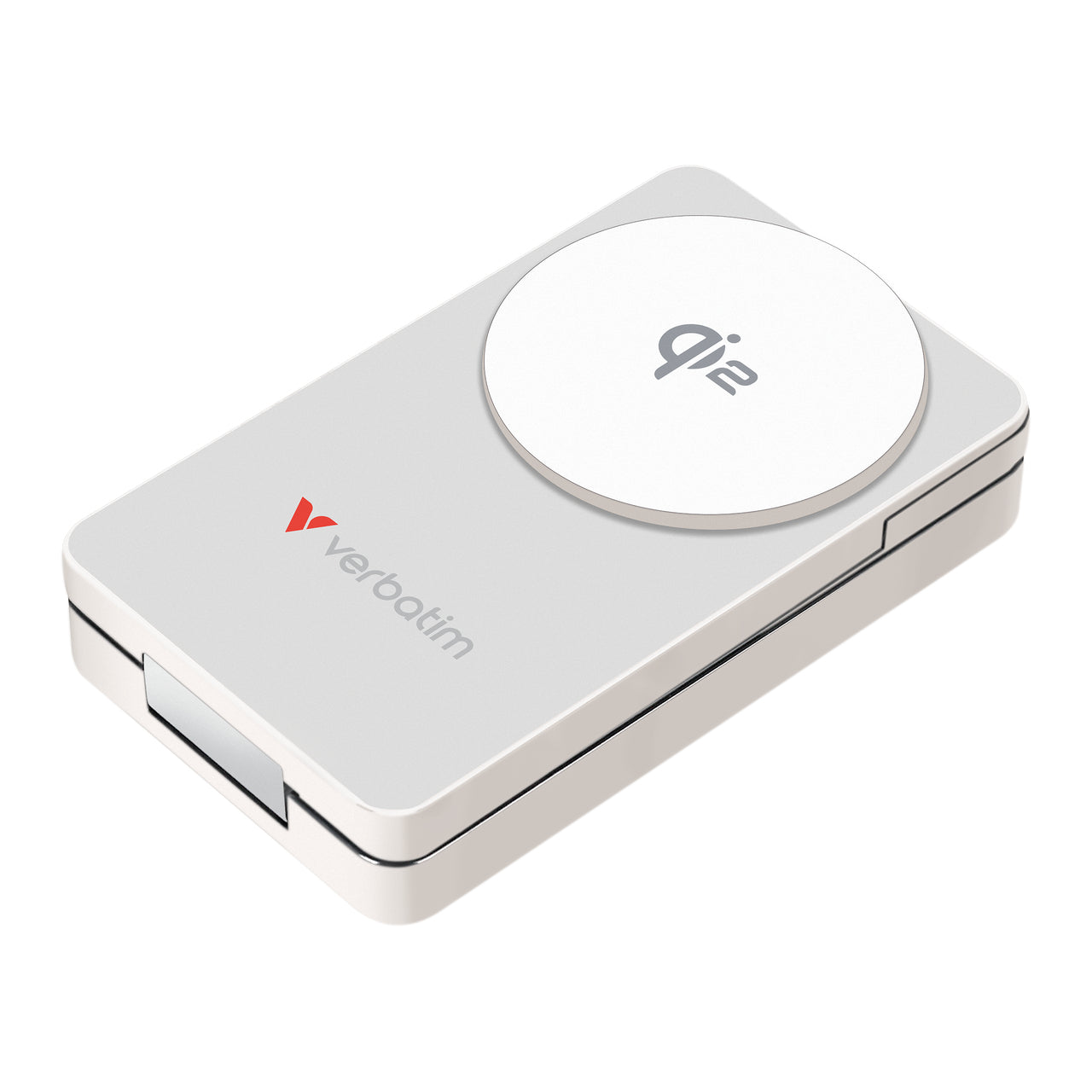 Verbatim Charge 'n' Go MagSafe Powerbank 10'000 mAh – 30 W PD, Qi2 15 W, 1× USB-C, weiss