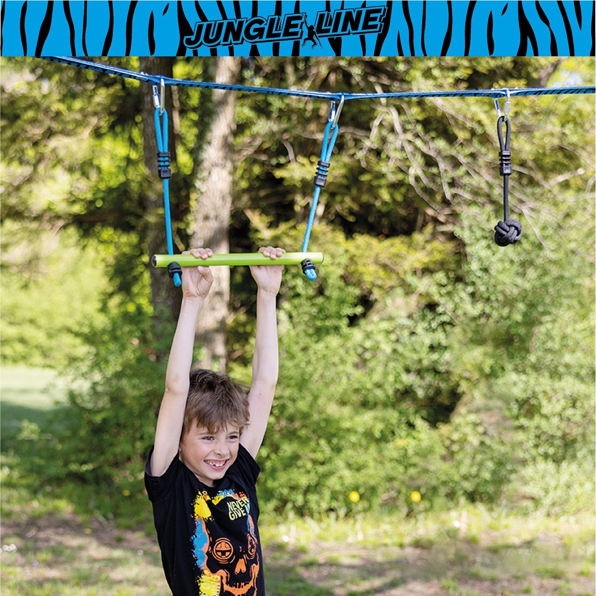 Schildkröt Funsports Jungle Line Starter-Set – 11 m – 14 Stück – ab 5 J. – mehrfarbig