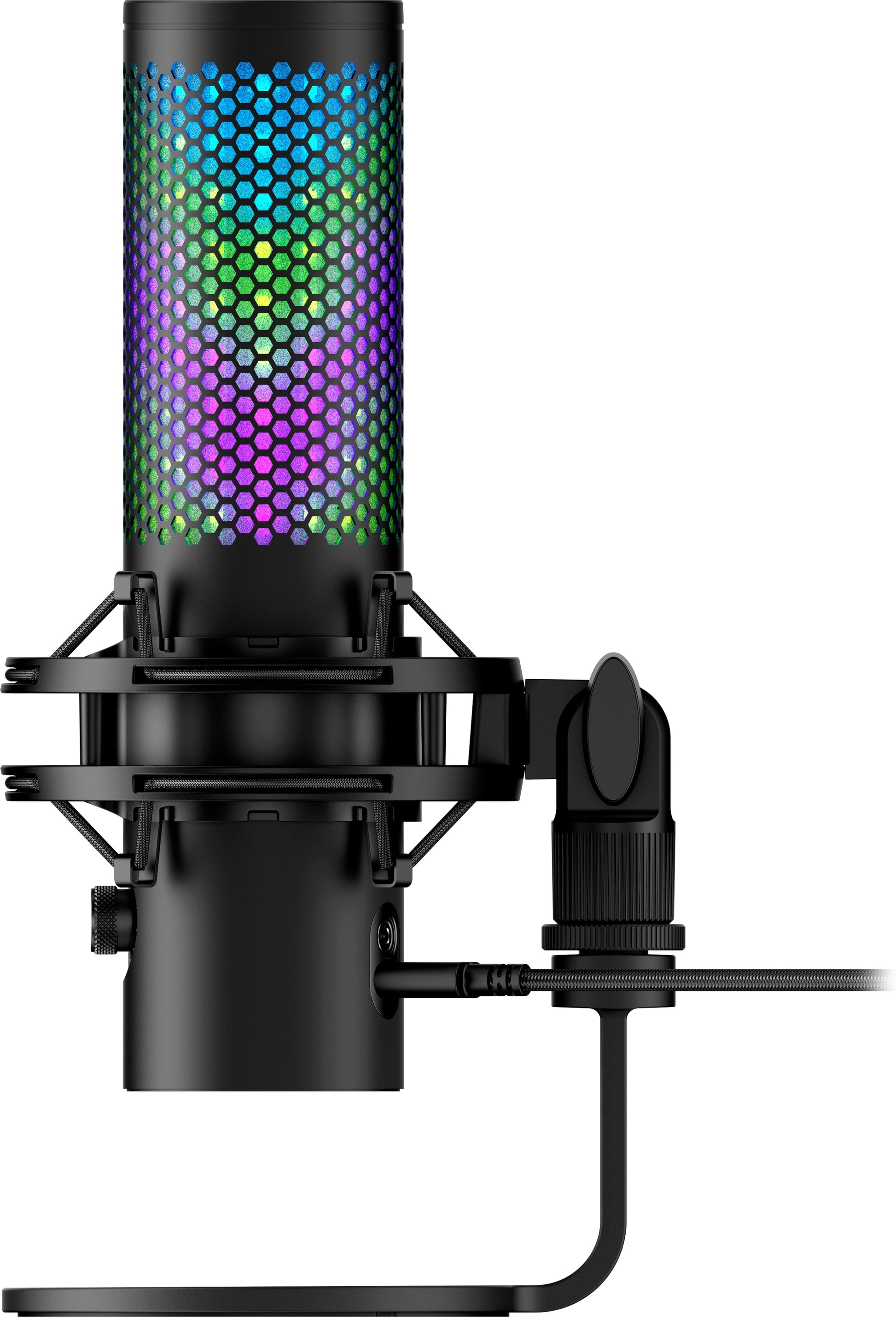 HyperX Quadcast 2 S Tischmikrofon – USB, Kabelgebunden, 20–20'000 Hz, 90 dB, Schwarz