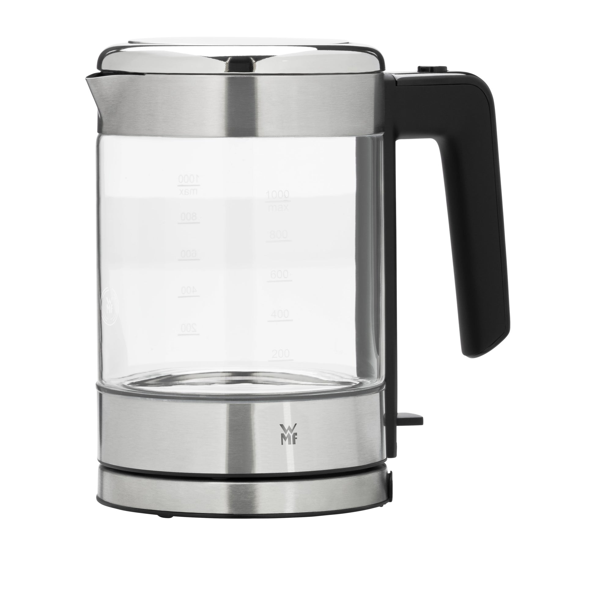WMF KITCHENminis 0413190011 – Wasserkocher 1,0 l, 1900 W, Glas, Transparent