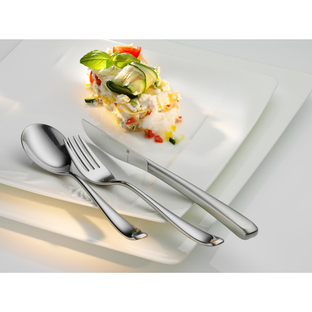 WMF Vision Besteck-Set – 66-teilig, Edelstahl, spülmaschinenfest