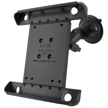 RAM Mounts Tablet-Tischhalterung für Apple iPad (1.–4. Gen.), iPad Pro 11" – Saugnapf – Schwarz