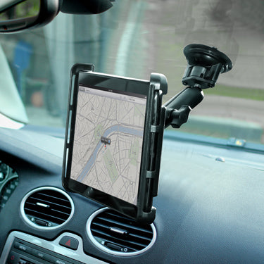 RAM Mounts Tablet-Tischhalterung für Apple iPad (1.–4. Gen.), iPad Pro 11" – Saugnapf – Schwarz
