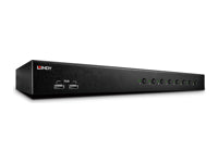 Lindy KVM Switch Pro – KVM-Switch, USB 2.0/DVI-I/Audio, 8 Port, 19" Rack