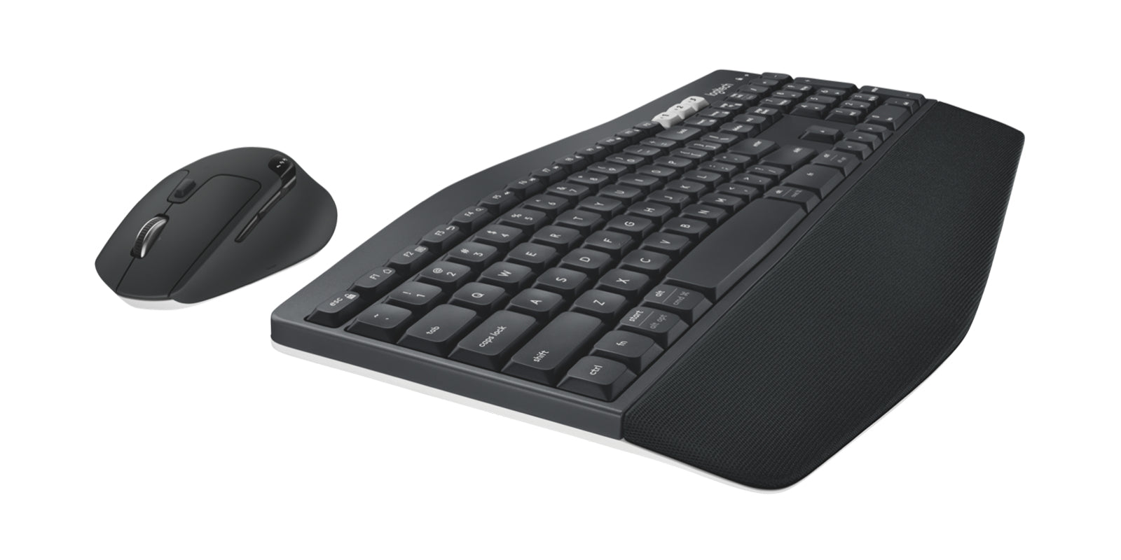Logitech MK850 Performance – Tastatur-Maus-Set – Bluetooth & 2,4 GHz (Unifying-Empfänger) – Schwarz/Weiss