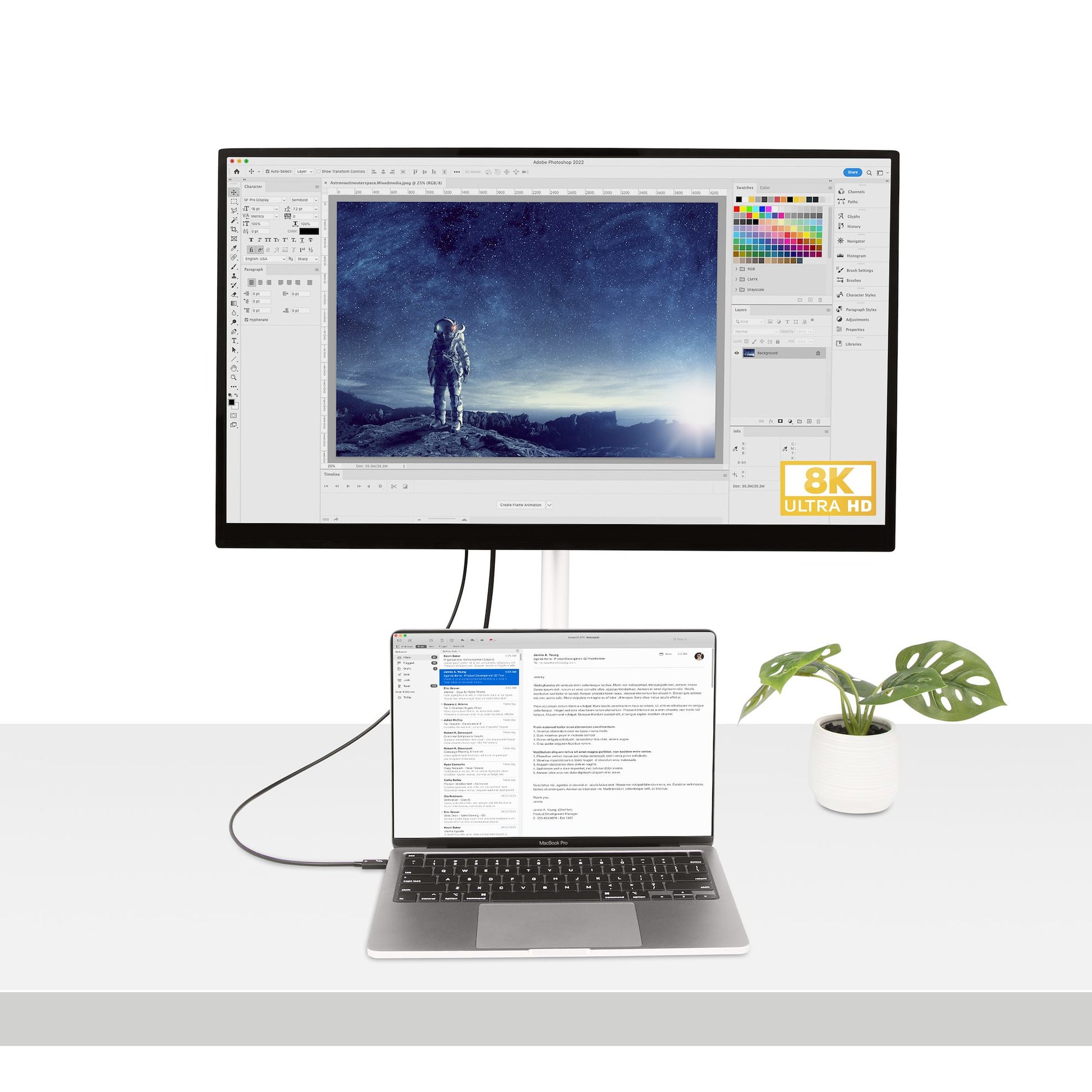 StarTech.com Thunderbolt 4 (USB-C) Kabel – 40 Gbit/s – 1 m – PD 100 W – 8K/60 – TPE-Mantel – Schwarz