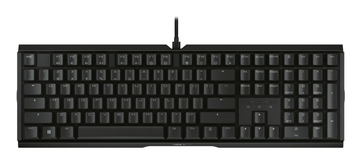 CHERRY XTRFY CHERRY MX 3.1 – Gaming-Tastatur – Mechanisch, Cherry MX2A Brown – Kabelgebunden – QWERTY (US-INT) – RGB