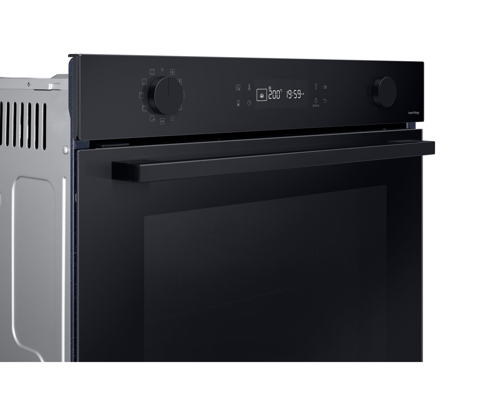 Samsung Einbau-Backofen NV7B41201AK/U3 – 76 l, Grill & Heissluft, 1800 W – Schwarz