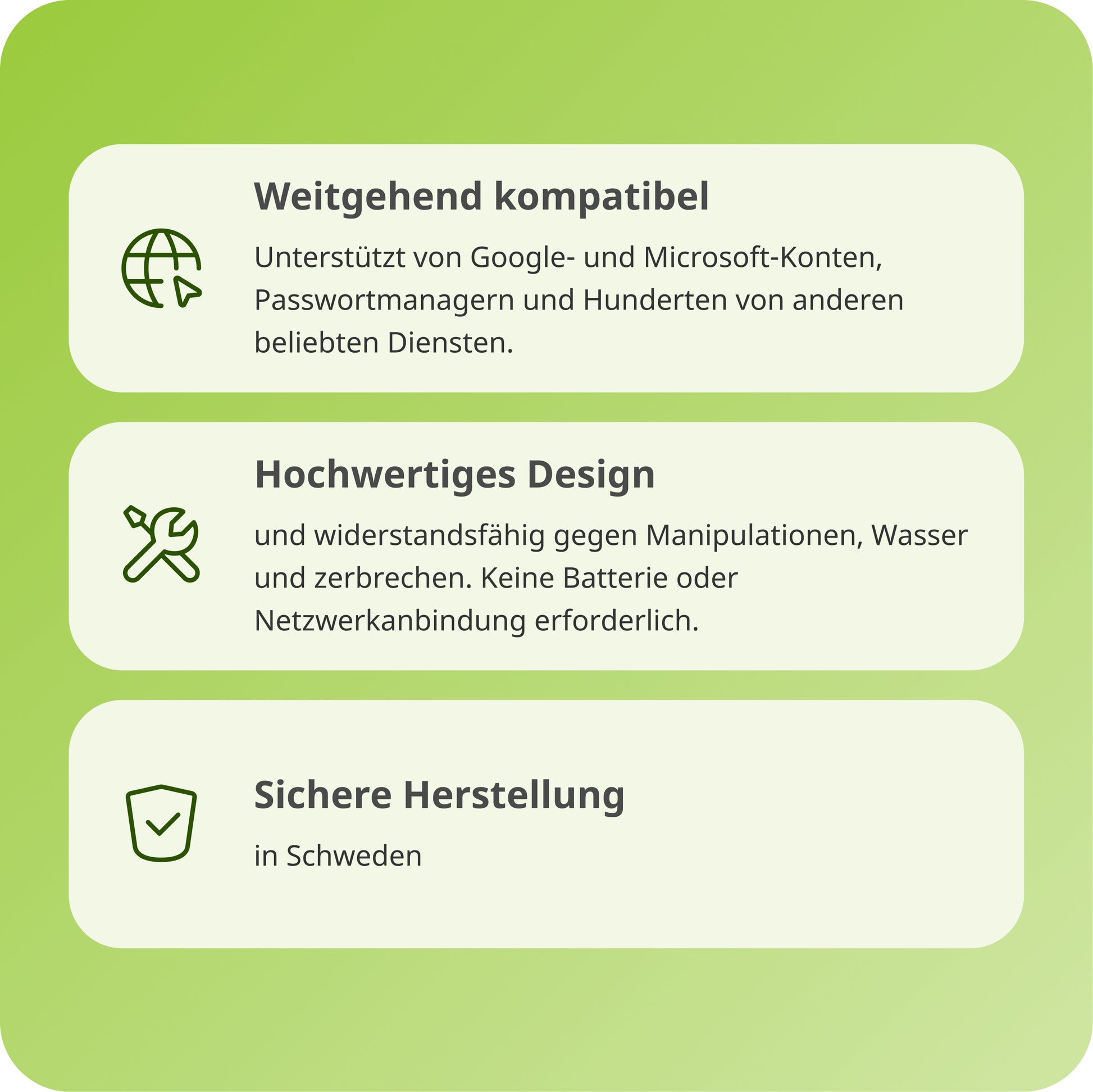 Yubico USB-Sicherheitsschlüssel – USB-C (Stecker) – NFC – Schwarz – für Android, Windows 10, iOS