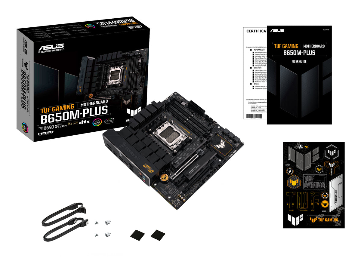 ASUS TUF GAMING B650M-PLUS – Mainboard – AM5, AMD B650, mATX, DDR5