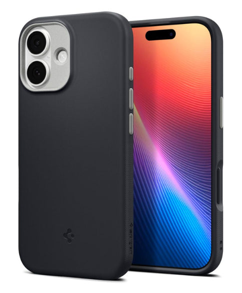 Spigen Ultra Hybrid MagFit Backcover – für Apple iPhone 17, PC+TPU, Transparent/Weiss, bis 1,2 m Sturzsicher